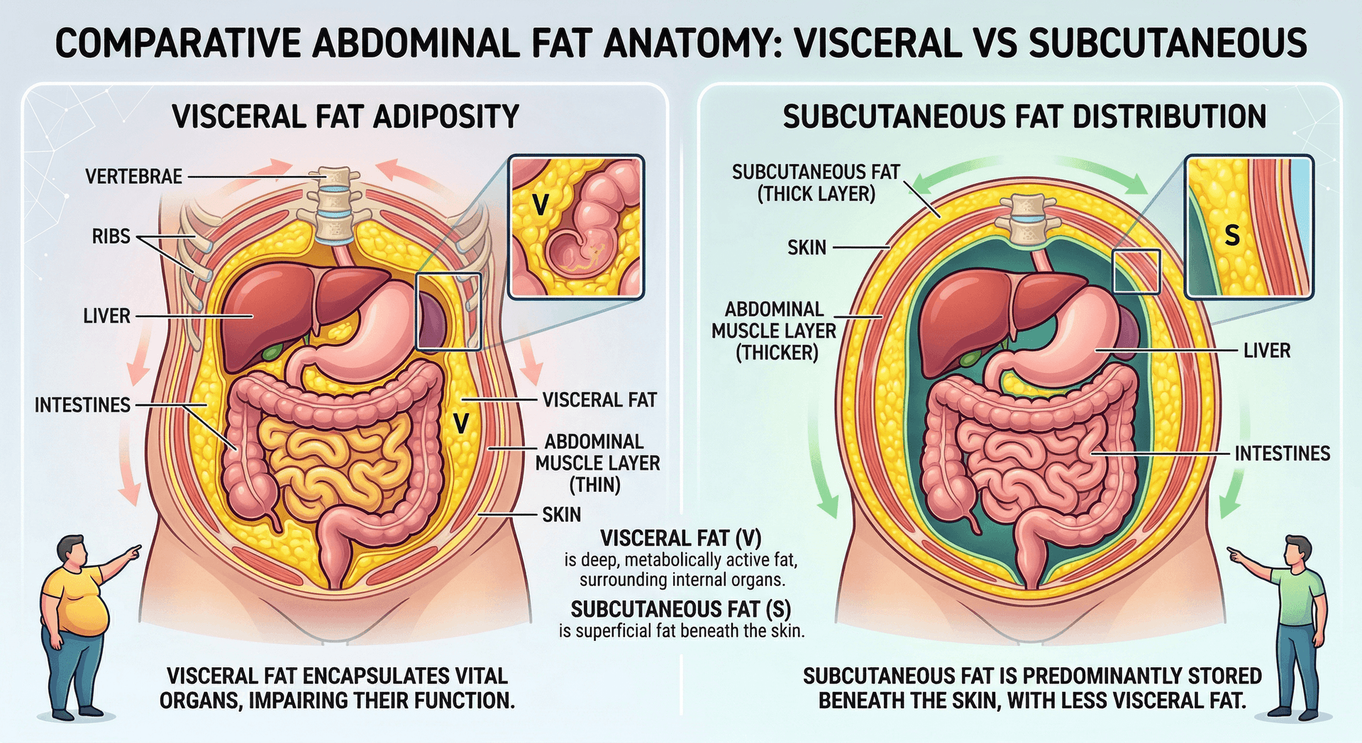 What Is a Healthy Visceral Fat Level? Ranges, Risks & How to Reduce It ...