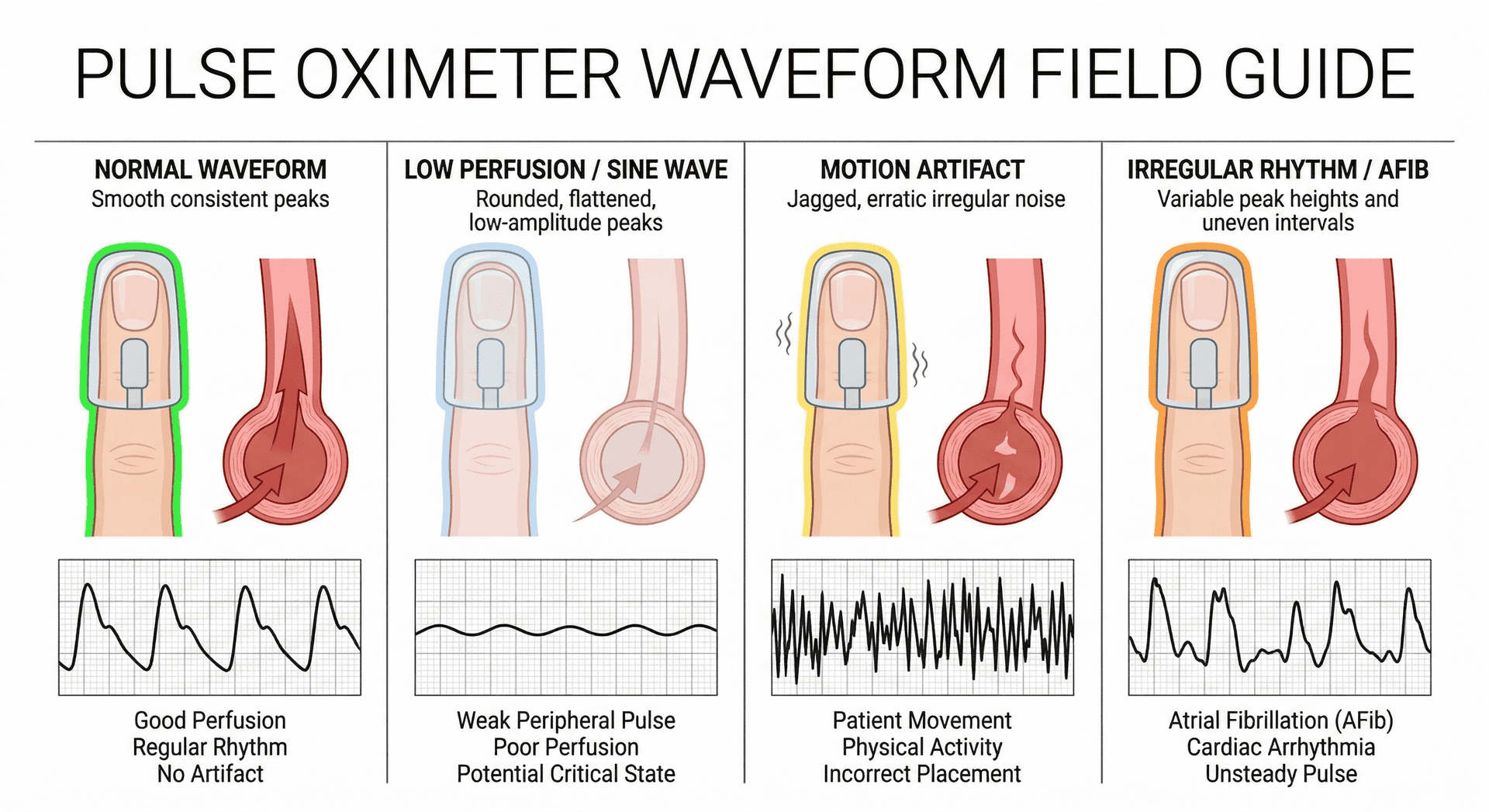 Pulse Oximeter Waveform, Plethysmography & Respiratory Rate: What the ...