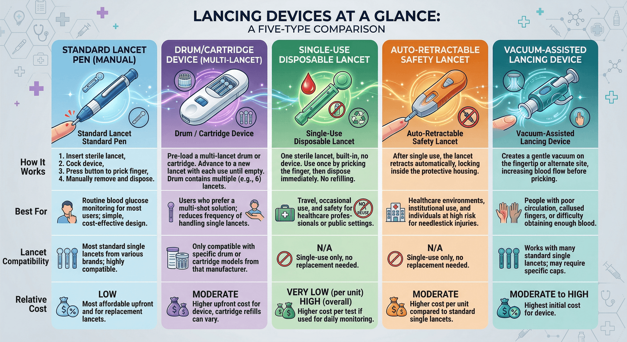 Lancing Platform What Is a Lancing Device? How to Use One, Choose the Right Lancet ...